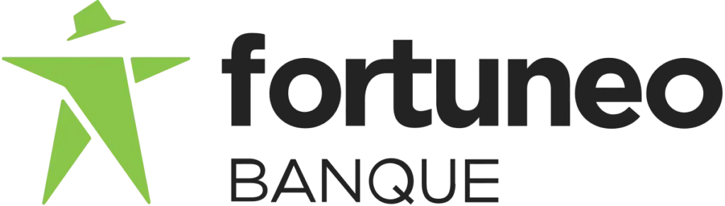 Logo de Fortuneo Banque, partenaire de confiance d’Alexandre Gamin, vidéaste professionnel à Brest.